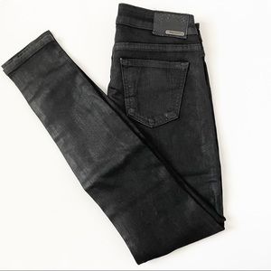 True Religion Black Skinny Leg Jeans